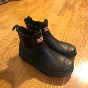 hunter original chelsea ankle rain boot